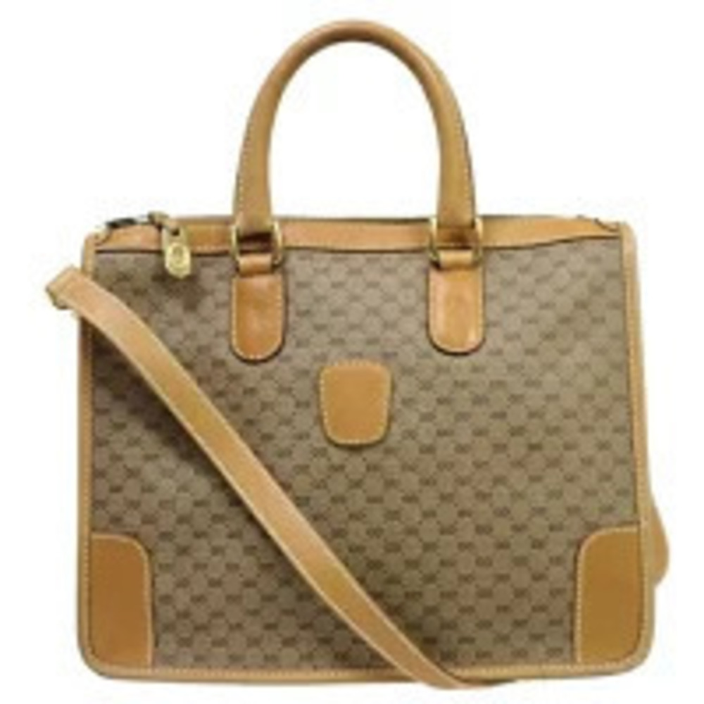 Gucci Handbag Shoulder Bag GG Brown Leather
